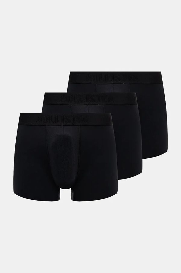 Hollister Co. Bokserice Hollister Co. 3-pack za muškarce, boja: crna, KI314-4027