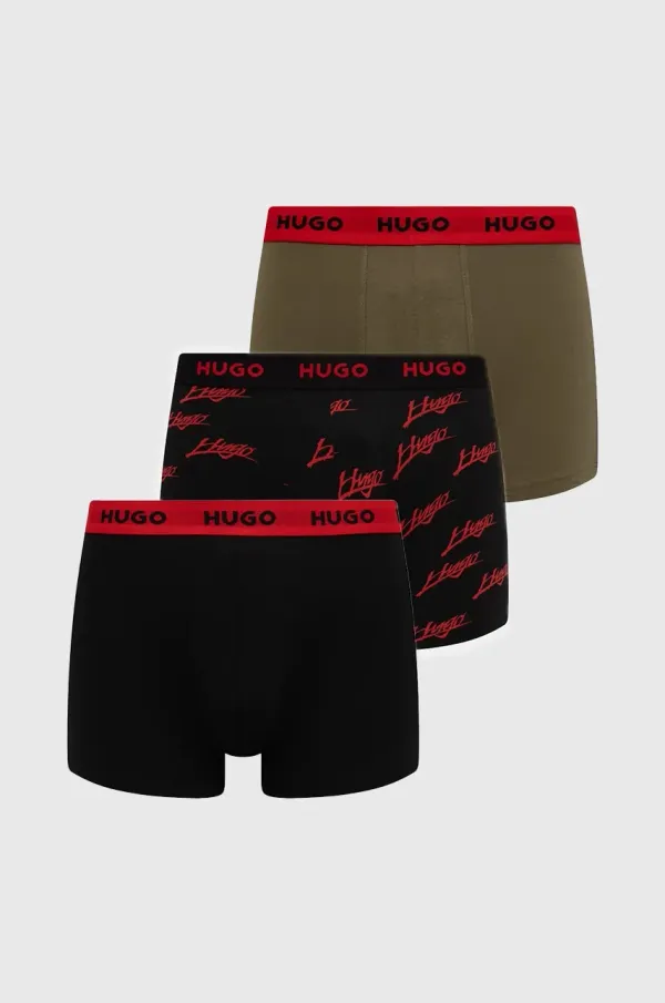 HUGO Bokserice HUGO 3-pack za muškarce, boja: crna, 50517887