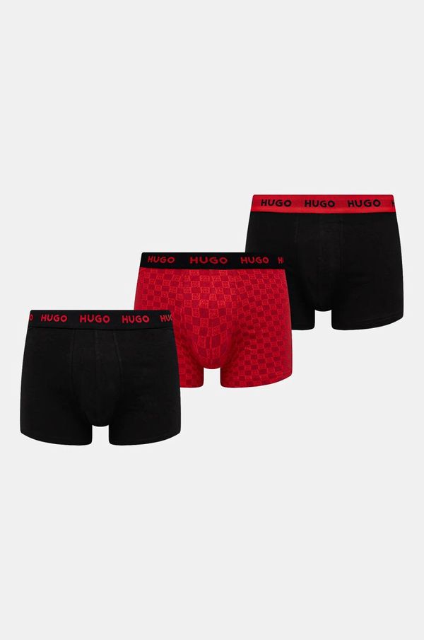 Hugo Bokserice HUGO 3-pack za muškarce, boja: crna, 50532559