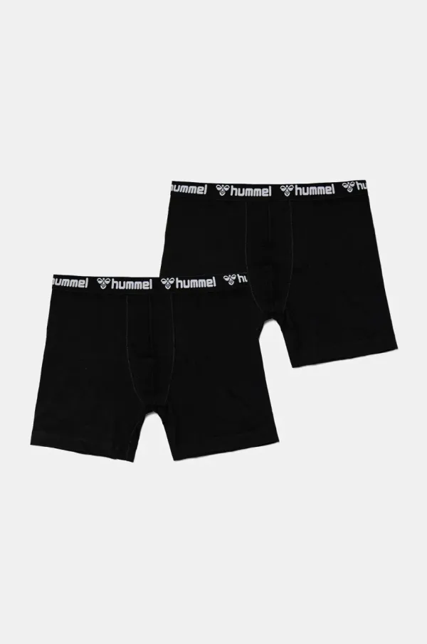 Hummel Bokserice Hummel 2-pack za muškarce, boja: crna, 224039