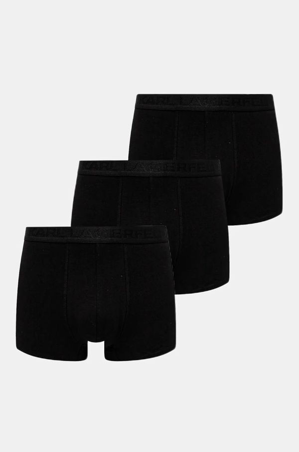Karl Lagerfeld Bokserice Karl Lagerfeld 3-pack za muškarce, boja: crna, A1M47087