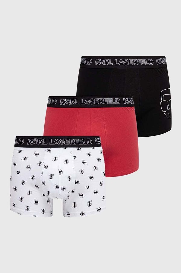 Karl Lagerfeld Bokserice Karl Lagerfeld 3-pack za muškarce, boja: crvena, 245M2104