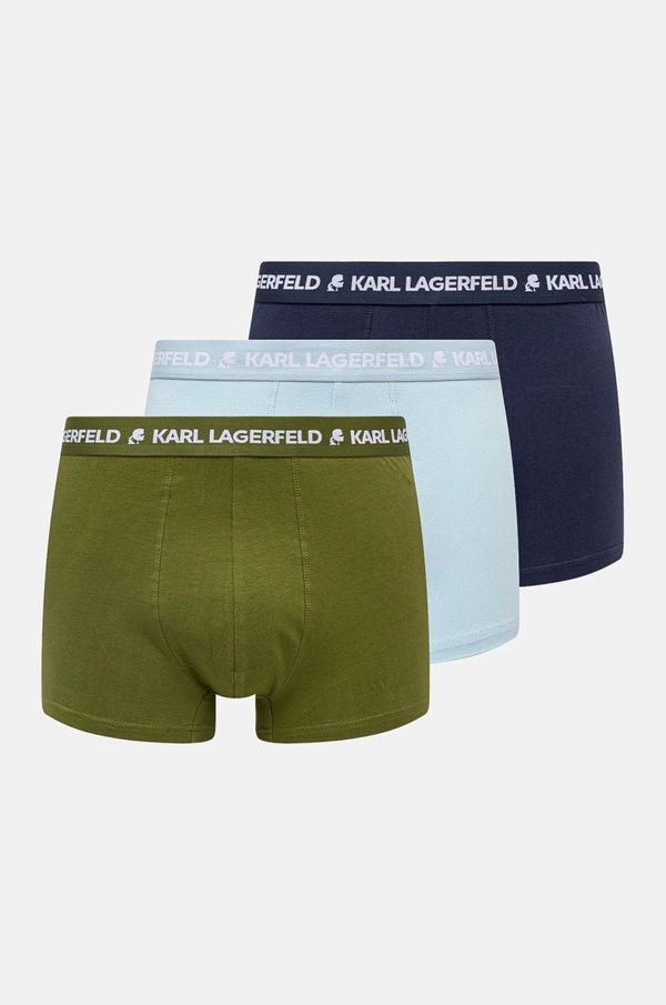 Karl Lagerfeld Bokserice Karl Lagerfeld 3-pack za muškarce, boja: tamno plava, A1M47017