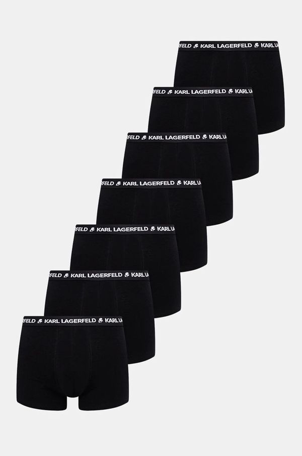 Karl Lagerfeld Bokserice Karl Lagerfeld 7-pack za muškarce, boja: crna, A1M47010