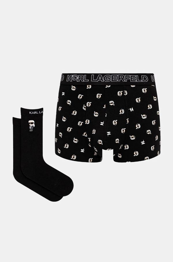 Karl Lagerfeld Bokserice Karl Lagerfeld za muškarce, boja: crna, A1M47109