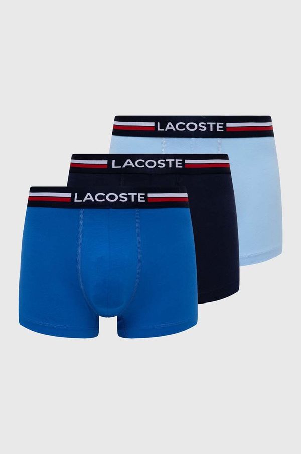 Lacoste Bokserice Lacoste 3-pack za muškarce, boja: siva