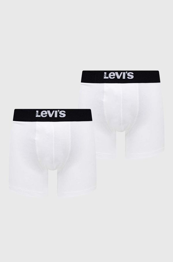 Levi's Bokserice Levi's 2-pack za muškarce, boja: bijela