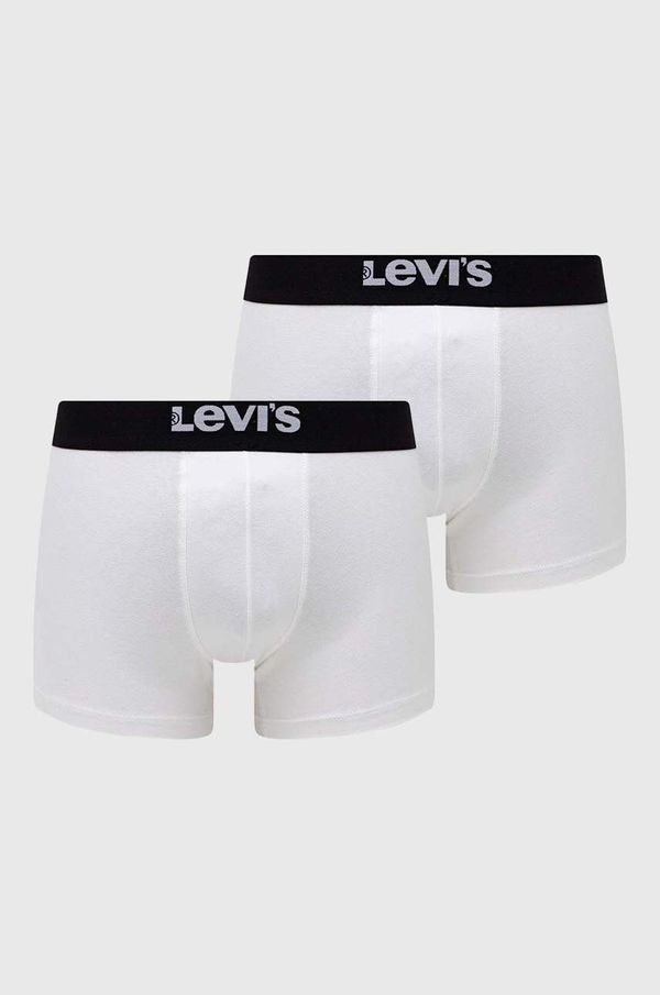 Levi's Bokserice Levi's 2-pack za muškarce, boja: bijela