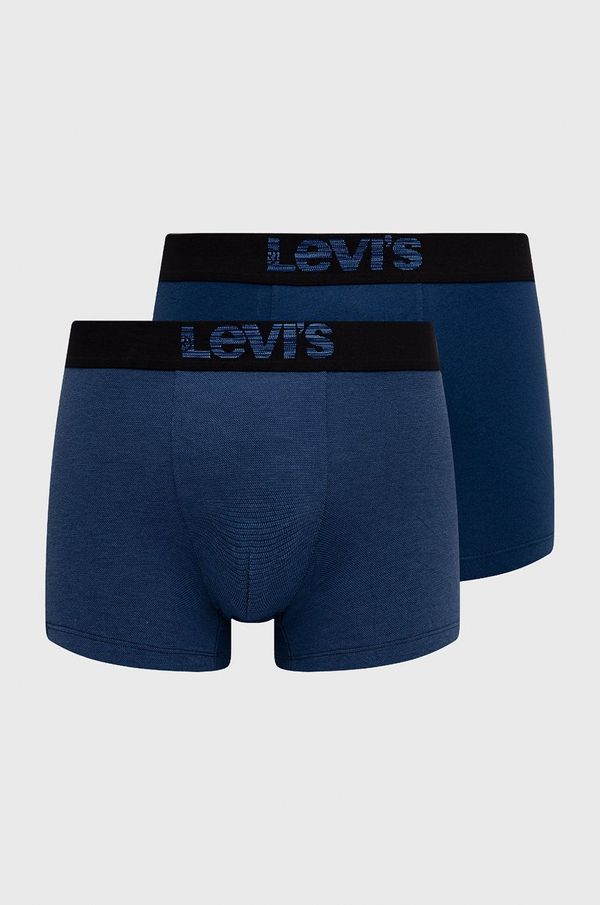 Levi's Bokserice Levi's (2-pack) za muškarce, boja: plava, 37149.0621-darkblueco