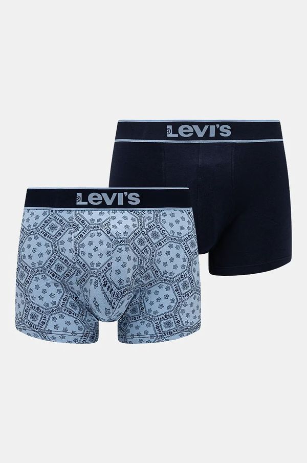 Levi's Bokserice Levi's 2-pack za muškarce, boja: tamno plava, 37149-1031