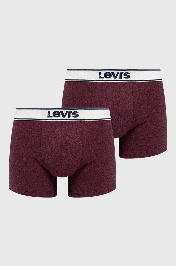 Levi's Bokserice Levi's za muškarce, boja: smeđa, 37149.0401-red