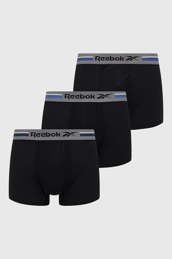 Reebok Bokserice Reebok za muškarce, boja: crna