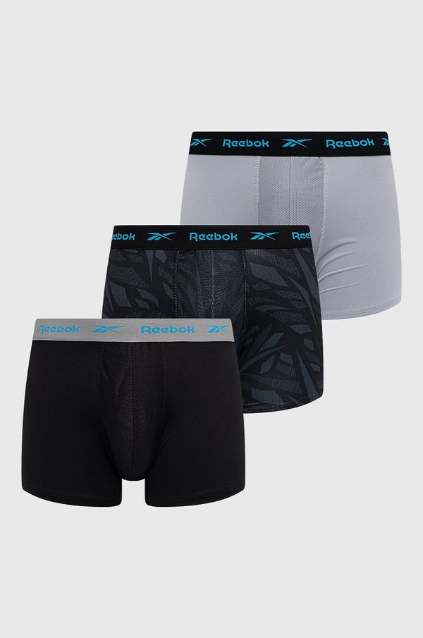 Reebok Bokserice Reebok za muškarce, boja: crna