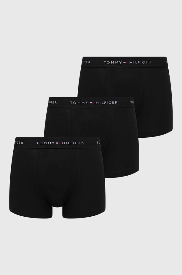 Tommy Hilfiger Bokserice Tommy Hilfiger 3-pack za muškarce, boja: crna