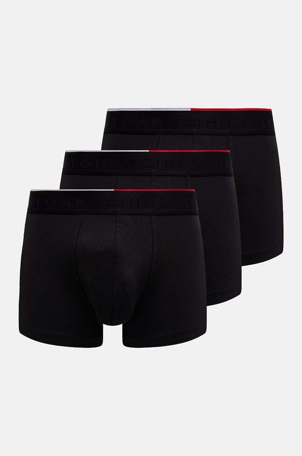 Tommy Hilfiger Bokserice Tommy Hilfiger 3-pack za muškarce, boja: crna, UM0UM03388