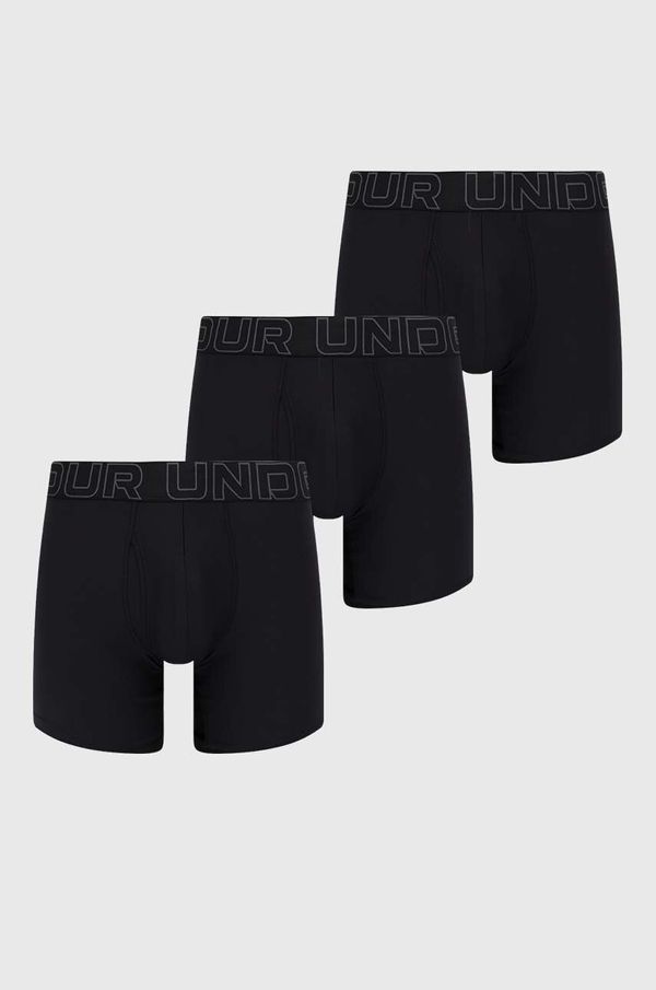 Under Armour Bokserice Under Armour 3-pack za muškarce, boja: crna