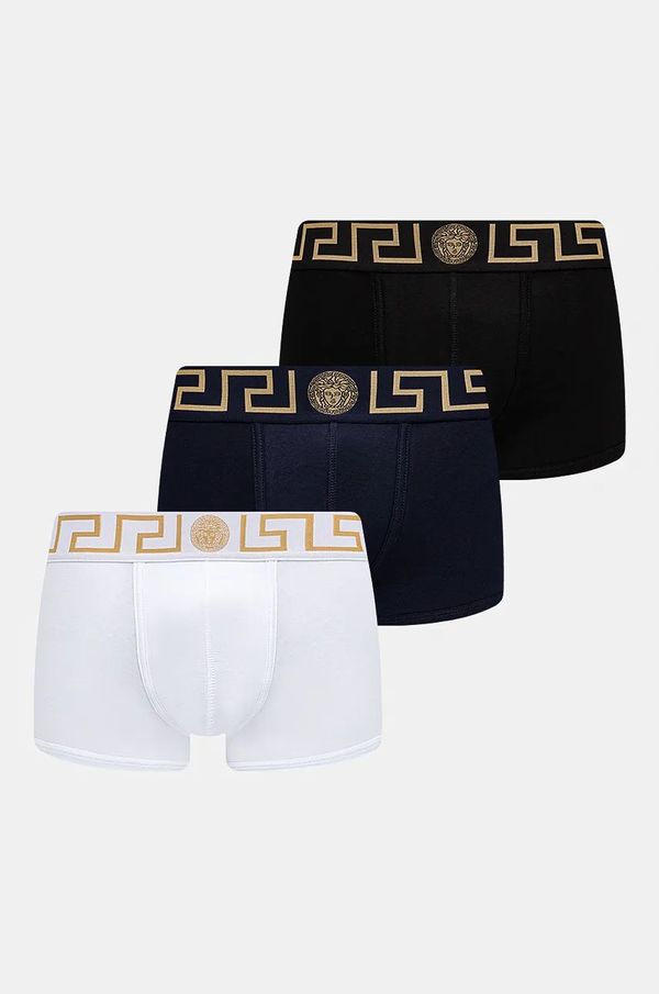 Versace Bokserice Versace 3-pack za muškarce, boja: tamno plava, AU10326 1A10011