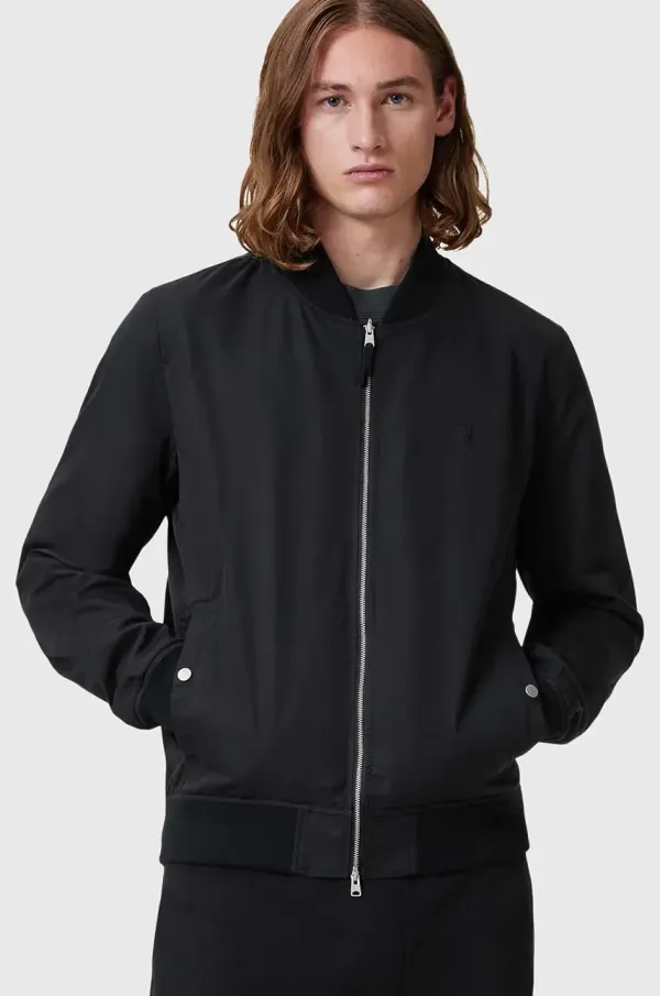 AllSaints Bomber jakna AllSaints REV boja: crna, za prijelazno razdoblje, M085OB