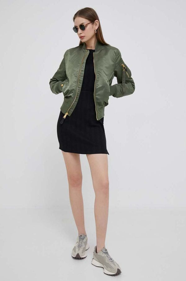 Alpha Industries Bomber jakna Alpha Industries MA-1 VF LW WMN za žene, boja: zelena, za prijelazno razdoblje