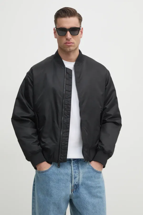 Calvin Klein Jeans Bomber jakna Calvin Klein Jeans boja: crna, za prijelazno razdoblje, LV040EM524