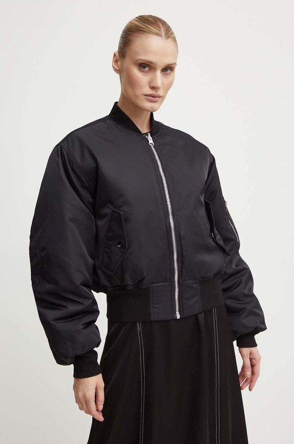 Day Birger et Mikkelsen Bomber jakna Day Birger et Mikkelsen Baldur - Heavy Nylon za žene, boja: crna, za zimu, DAY65243202