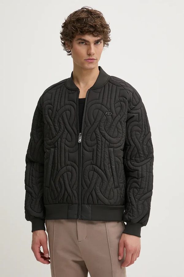 Filling Pieces Bomber jakna Filling Pieces za muškarce, boja: crna, za prijelazno razdoblje, 99400151861