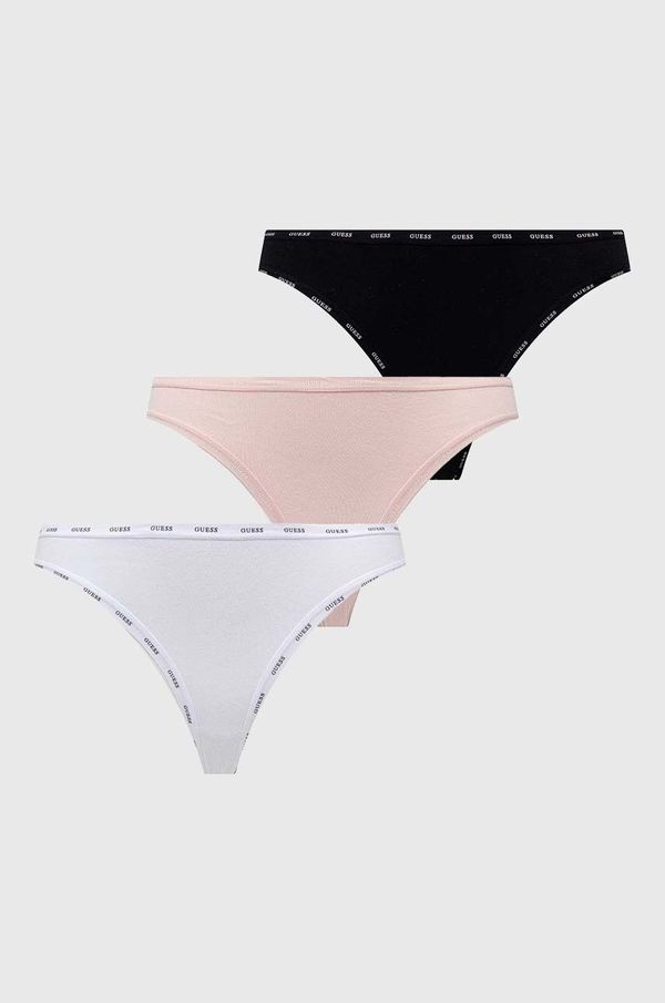 Guess Brazilke Guess 3-pack boja: ružičasta