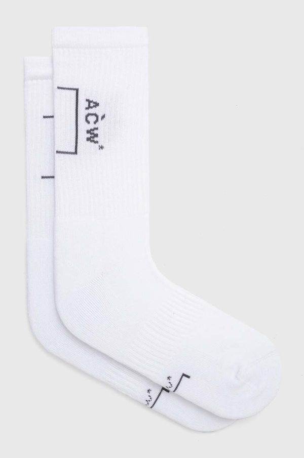 A-COLD-WALL* Čarape A-COLD-WALL* BRACKET SOCK za muškarce, boja: bijela ACWMSK034C