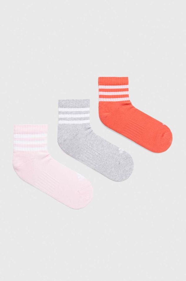 adidas Čarape adidas 3-pack boja: siva