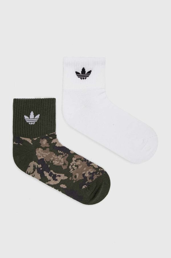 adidas Originals Čarape adidas Originals 2-pack boja: bijela