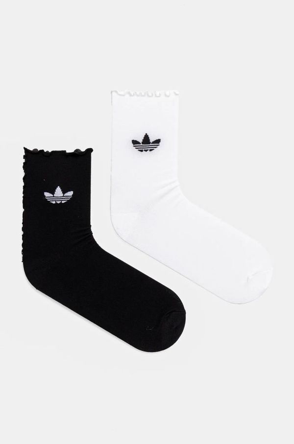adidas Originals Čarape adidas Originals 2-pack za žene, boja: bijela, JD5623
