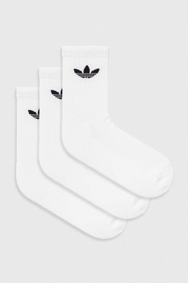 adidas Originals Čarape adidas Originals 3-pack boja: bijela