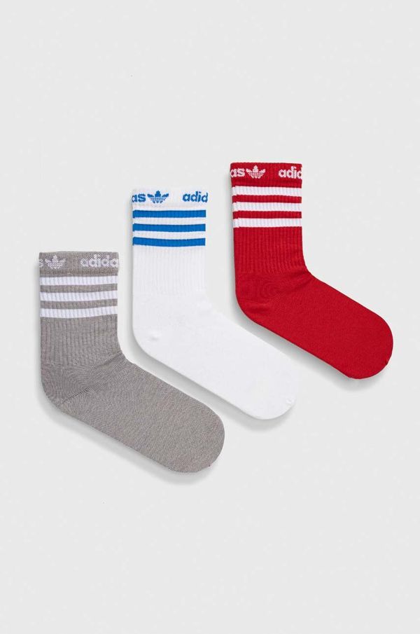 adidas Originals Čarape adidas Originals 3-pack boja: siva