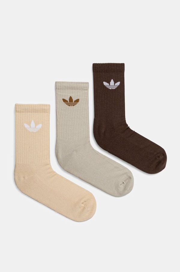 adidas Originals Čarape adidas Originals 6-pack boja: bež, IX5274
