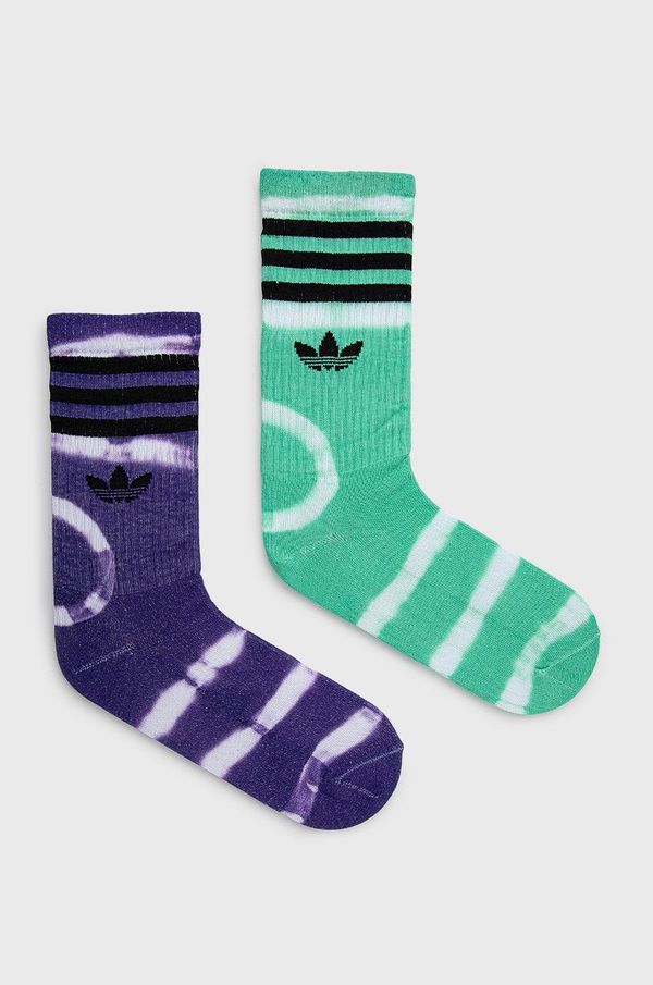 adidas Originals Čarape adidas Originals za žene, boja: zelena, HC9538-HIRGR/PURP