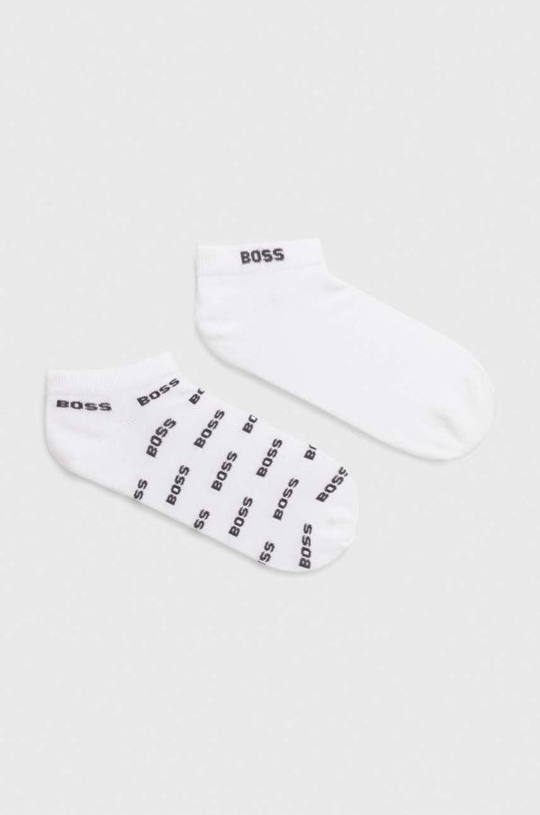 BOSS Čarape BOSS 2-pack za muškarce, boja: bijela, 50511423
