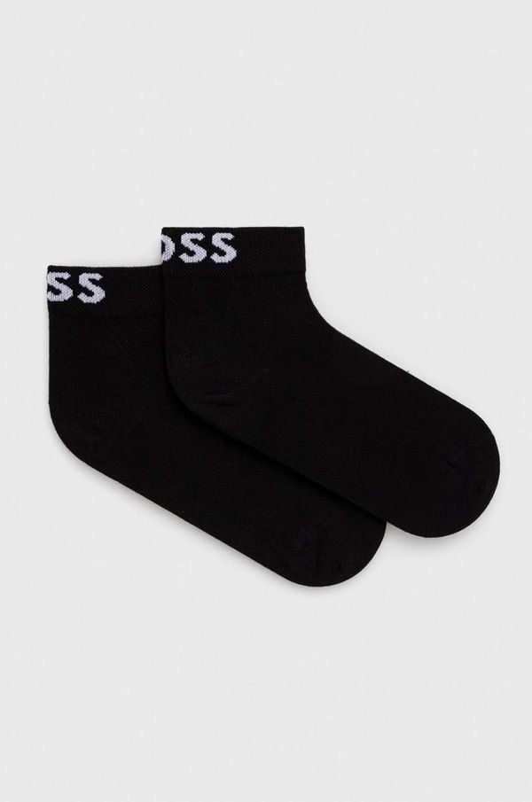Boss Čarape BOSS 2-pack za žene, boja: crna, 50502066