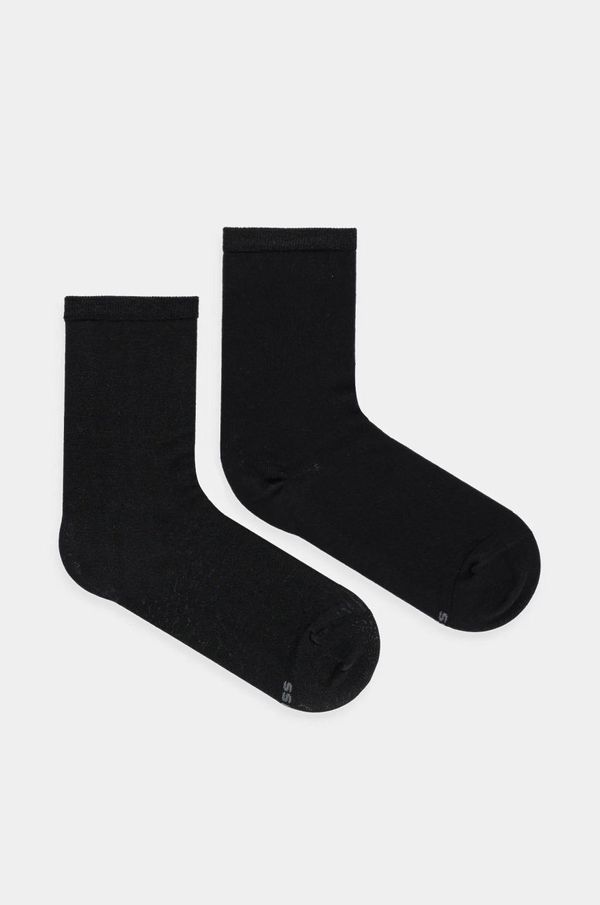 Boss Čarape BOSS 2-pack za žene, boja: crna, 50534668