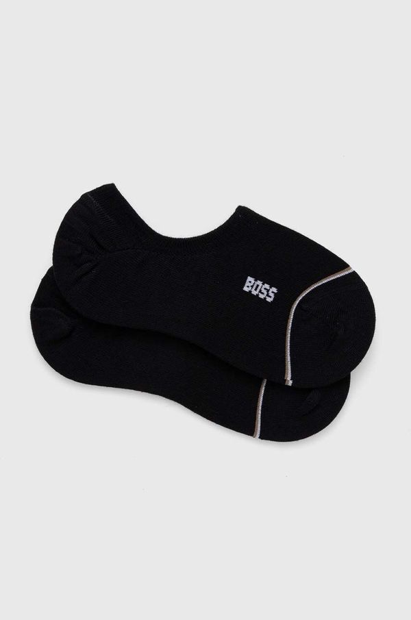 Boss Čarape BOSS 2-pack za žene, boja: crna