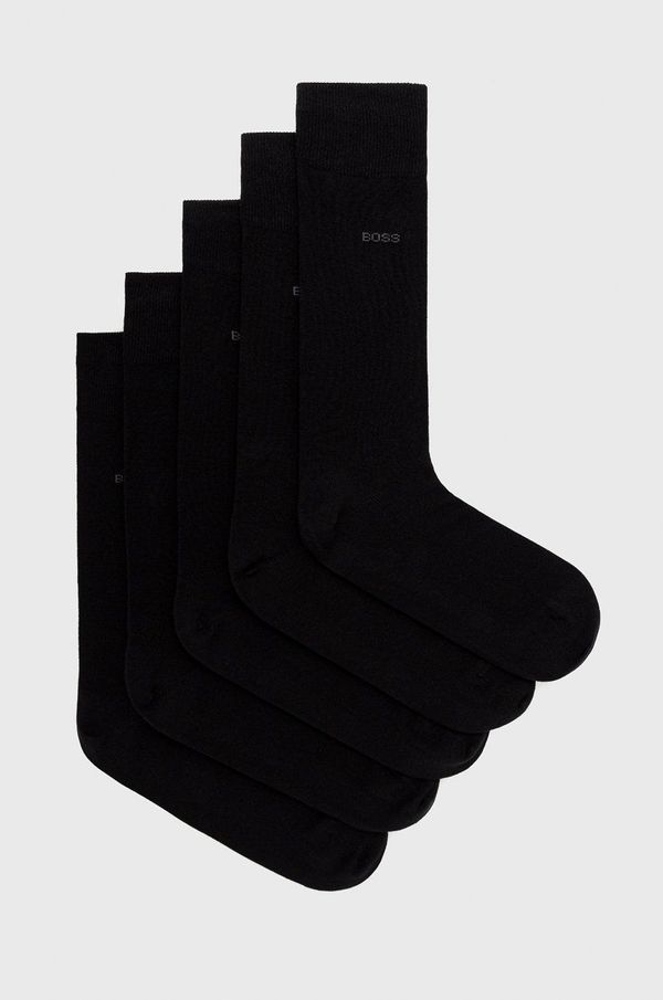 Boss Čarape BOSS (3-pack) za muškarce, boja: crna