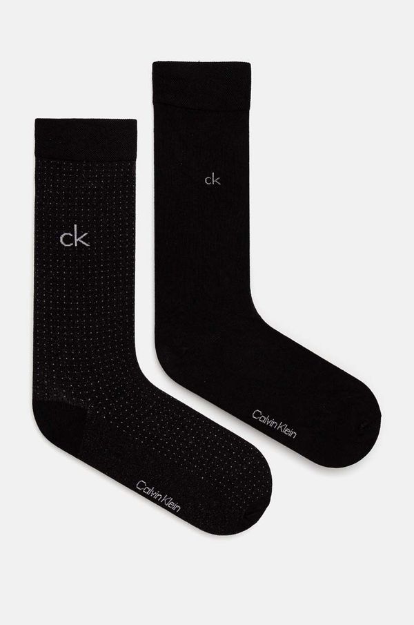 Calvin Klein Čarape Calvin Klein 2-pack za muškarce, boja: crna, 701229432
