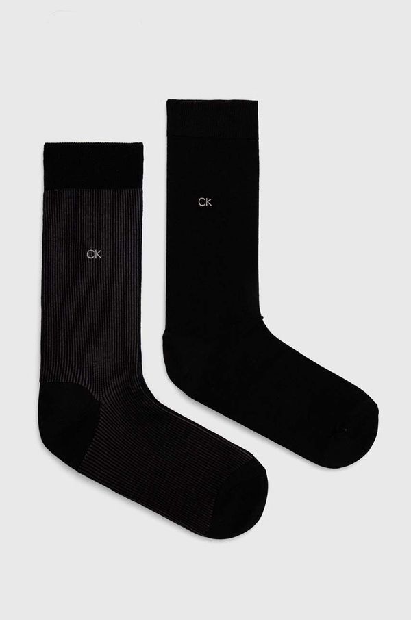 Calvin Klein Čarape Calvin Klein 2-pack za muškarce, boja: crna