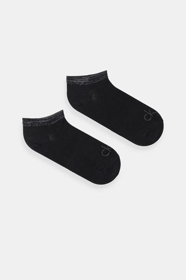 Calvin Klein Čarape Calvin Klein 2-pack za žene, boja: crna, 701230614