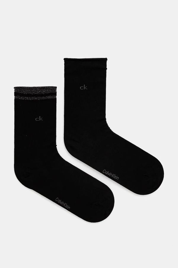 Calvin Klein Čarape Calvin Klein 4-pack za žene, boja: crna, 701229442