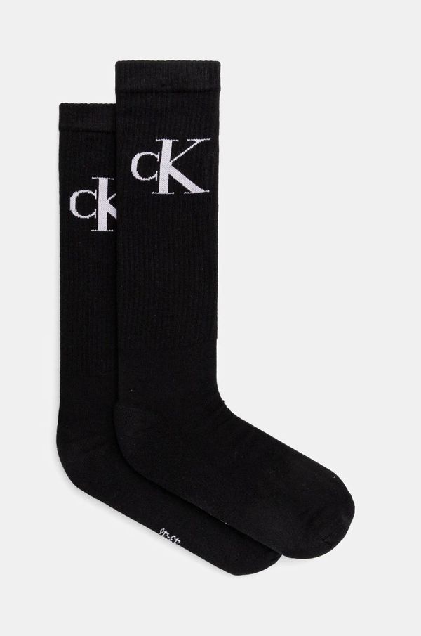 Calvin Klein Jeans Čarape Calvin Klein Jeans 2-pack za muškarce, boja: crna, 701228802