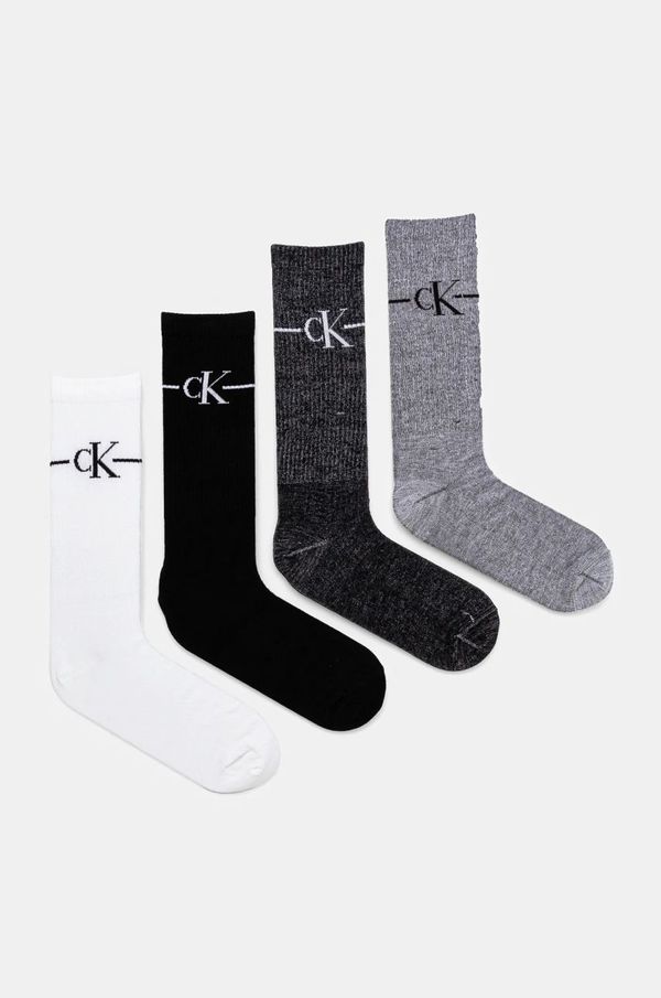 Calvin Klein Jeans Čarape Calvin Klein Jeans 4-pack za muškarce, boja: crna, 701229454