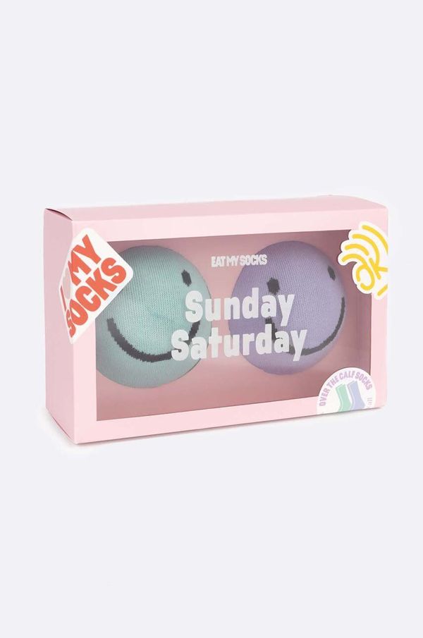 Eat My Socks Čarape Eat My Socks Saturday Sunday 2-pack