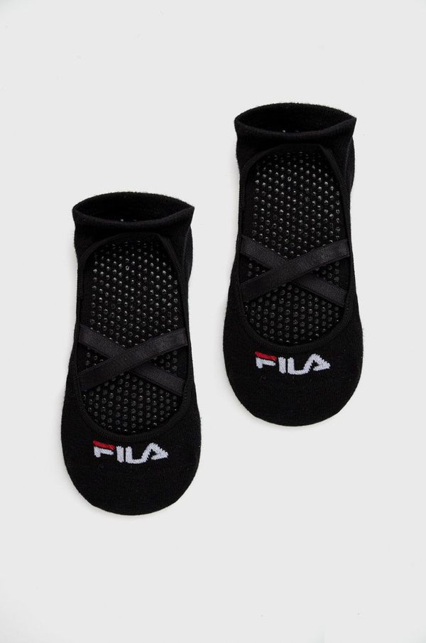 Fila Čarape Fila za žene, boja: crna