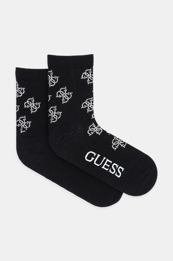 Guess Čarape Guess za žene, boja: crna, O5RY02 KBZU0