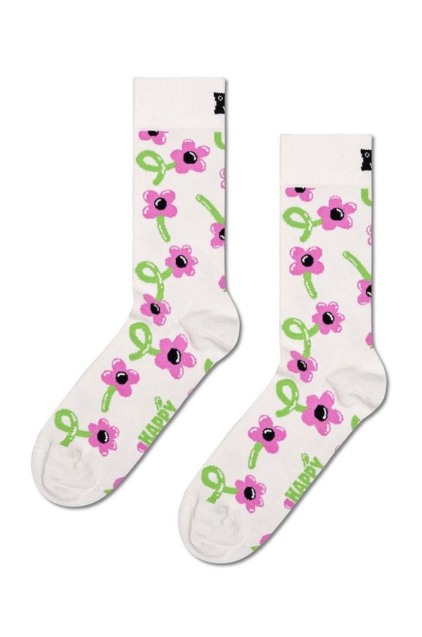 Happy Socks Čarape Happy Socks Balloon Flower Sock boja: bijela, P001555
